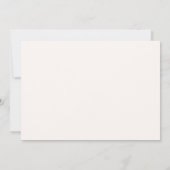 Moderne sneeuwroze briefkaart (Achterkant)