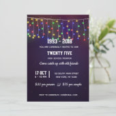 Moderne snoerlampjes kaart (Staand voorkant)