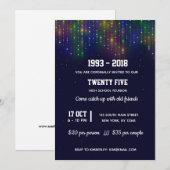 Moderne snoerlampjes kaart (Voorkant / Achterkant)