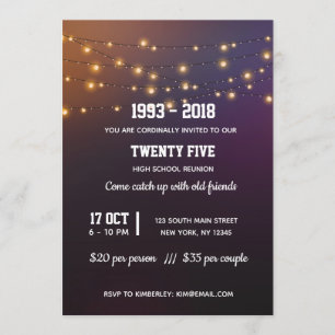 Moderne snoerlampjes kaart