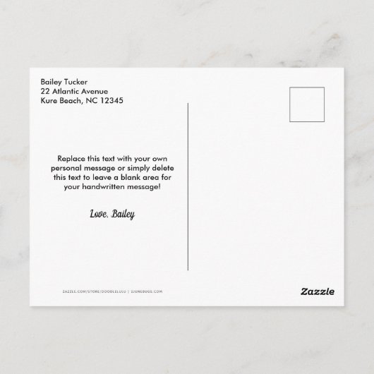 Moderne snoerlampjes op hout Rustic bedankt Briefkaart (Achterkant)