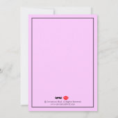 Moderne Snor Lippen Meneer & Mevrouw Save the Date (Achterkant)