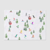 Moderne snowboarder tissuepapier (Voorkant)