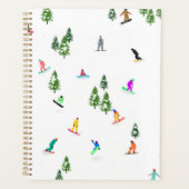 Moderne Snowboarders Snowboarding Illustratie Planner (Voorkant)