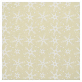 Moderne Snowflake All-over Pattern Fabric Stof