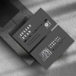 Moderne sociale media allemaal zwart vet typografi visitekaartje