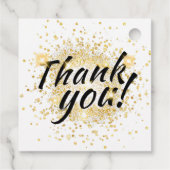 Moderne Sociale Media Custom Message Wedding Bedankjes Labels (Achterkant)