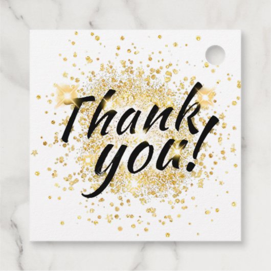 Moderne Sociale Media Custom Message Wedding Bedankjes Labels (Achterkant)