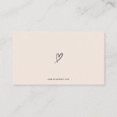 Moderne, sociale media iconen bedankkaart visitekaartje (Achterkant)