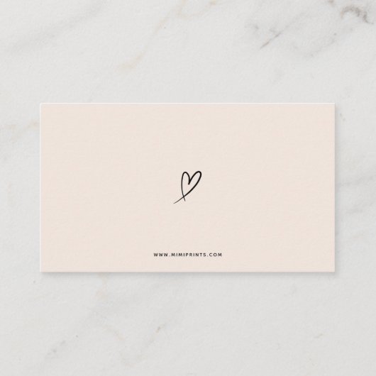 Moderne, sociale media iconen bedankkaart visitekaartje (Achterkant)