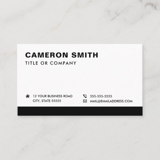 Moderne sociale media in zwart-wit of kleur aan de visitekaartje (Voorkant)