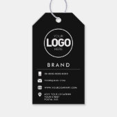 Moderne sociale media Logo Hang Label Cadeaulabel (Voorkant)