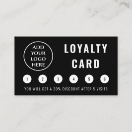 Moderne sociale media Professional Business Logo Klantenkaartje