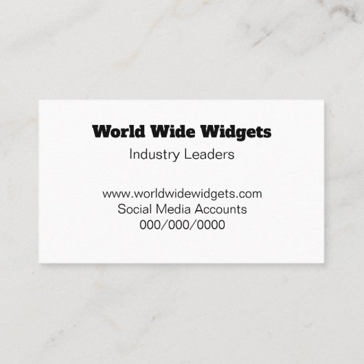 Moderne sociale media QR Code Professional Visitekaartje (Achterkant)