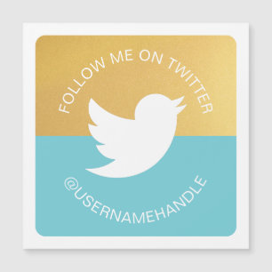 Moderne sociale media Twitter Volg mij