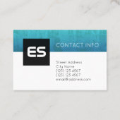 Moderne sociale mediasleep visitekaartje (Achterkant)