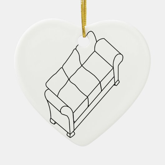 moderne sofa keramisch ornament (Voorkant)