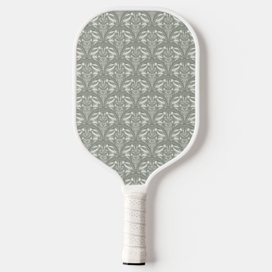 Moderne Soft Sage Green Boho Gepersonaliseerd Pickleball Paddle (Achterkant)