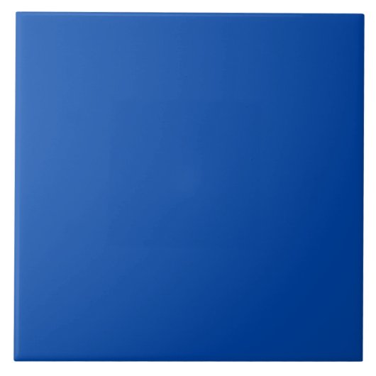 Moderne Solid Celestial Night Sky Blue Keramische  Tegeltje (Voorkant)