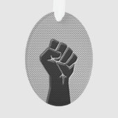 Moderne solidariteitslijst in koolstofvezelstijl ornament (achterkant)