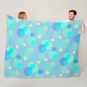 Moderne solide geometrische vormen patroon 20 fleece deken