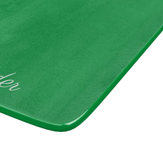 Moderne, solide, heldere, groene sjabloon, witboek snijplank (Hoek)