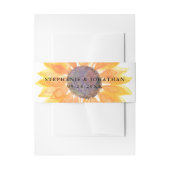 Moderne soonbloem uitnodigingen wikkel (Voorkant Voorbeeld)