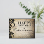 Moderne Sophisticated Designer Salon Briefkaart (Staand voorkant)