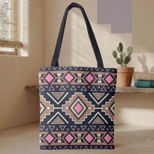 Moderne Southwest Diamonds Stijl Tote Bag