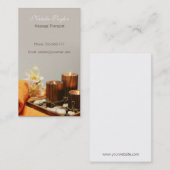 Moderne spa en washeid Therapistische Visitekaartj Visitekaartje (Voorkant / Achterkant)