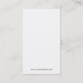 Moderne spa en washeid Therapistische Visitekaartj Visitekaartje (Achterkant)