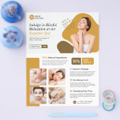 Moderne Spa, Schoonheidsverzorging, Schoonheidssal Flyer (Enkel)