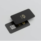 Moderne Spa Therapeut Therapie Gold Lotus Visitekaartje