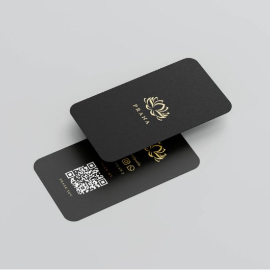 Moderne Spa Therapeut Therapie Gold Lotus Visitekaartje