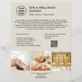 Moderne Spa Wellness Center Promotionele zaken Flyer (Voorkant)