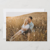 Moderne Spaanse Celebra con Nosotros foto bruiloft Kaart (Achterkant)