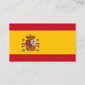 Moderne Spanje, Visitekaartje, Spaanse vlag/QR-cod Visitekaartje (Voorkant)