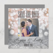 Moderne sparen de Kaarten van de Foto van de Datum (Voorkant / Achterkant)