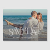 Moderne Sparen de Magnet van de Wedding van de Dat (Voorkant)