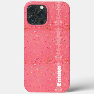 Moderne Sparkle glitter chic met naam Case-Mate iPhone Case