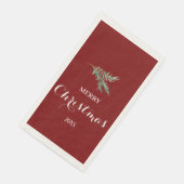 Moderne sparrentak voor Kerstmis Servet (Hoek)