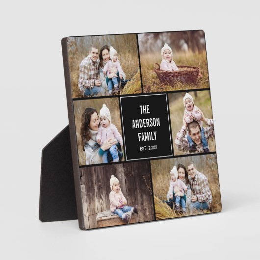 Moderne, speciaal gepersonaliseerde plaquette met  fotoplaat (Voorkant)