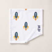 Moderne, speciaal uitgeruste blauwe gele ruimte Ki Bad Handdoek (Wasdoekje)