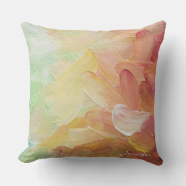 Moderne, speciaal voor roodgulden Blauwgroen oliev Kussen