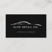 Moderne Specialist in Autodetailing Visitekaartje (Voorkant)
