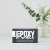 Moderne Specialist in Epoxy Vloeren Visitekaartje (Staand voorkant)