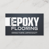 Moderne Specialist in Epoxy Vloeren Visitekaartje (Voorkant)