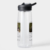 Moderne speellijstfoto van muzieklied waterfles (Links)