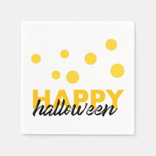 Moderne, speelse design van Happy Halloween Servet
