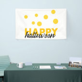Moderne, speelse design van Happy Halloween Spandoek (Beurs)